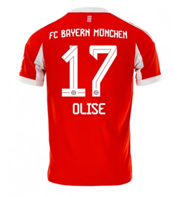 Lacne Muži Futbalové dres Bayern Munich Michael Olise #17 2025-26 Krátky Rukáv - Domáci